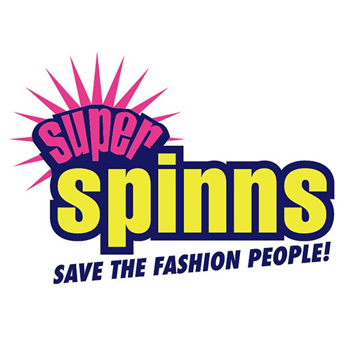 スーパースピンズ ロゴ